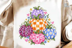 Cute Pumpkin Patch PNG Sublimation Tee Product Image 4
