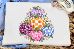 Cute Pumpkin Patch PNG Sublimation Tee Product Image 5