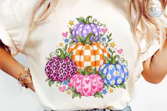 Cute Pumpkin Patch PNG Sublimation Tee Product Image 6