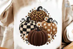 Boho Pumpkin Patch PNG Sublimation Tee Product Image 4