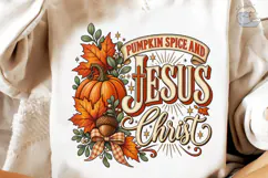 Pumpkin Spice Jesus Christ Fall PNG Tee Product Image 4