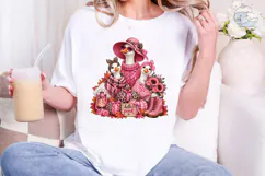 Hello Pink Duck Fall PNG Shirt Design Product Image 1