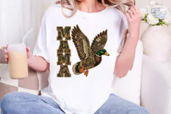 Mama Duck Hunting Camo PNG Shirt Design Product Image 4
