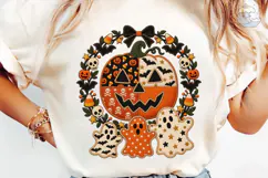 Halloween Pumpkin Ghost PNG Shirt Design Product Image 6