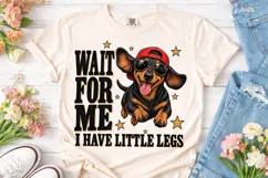 Dachshund Wait For Me Little Legs PNG Te Product Image 2