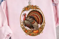 Vintage Thanksgiving Turkey PNG Shirt Product Image 3