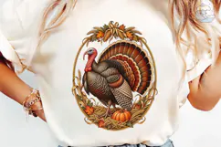 Vintage Thanksgiving Turkey PNG Shirt Product Image 6