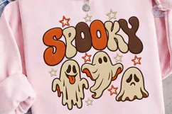 Spooky Ghost Halloween PNG Shirt Design Product Image 3