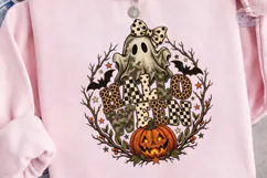 Halloween Ghost Pumpkin PNG Shirt Design Product Image 3