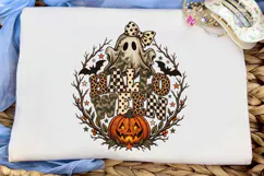 Halloween Ghost Pumpkin PNG Shirt Design Product Image 5