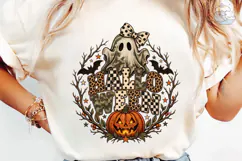 Halloween Ghost Pumpkin PNG Shirt Design Product Image 6