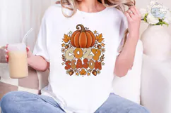 Cozy Season Pumpkin Fall PNG Shirt Desig Product Image 4