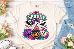 Spooky Ghost Halloween PNG Shirt Design Product Image 2
