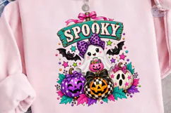 Spooky Ghost Halloween PNG Shirt Design Product Image 3