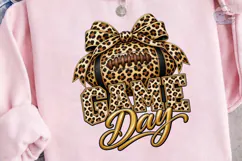 Game Day Football Leopard PNG Sublimatio Product Image 3