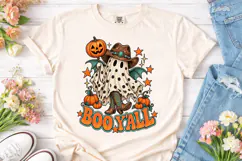 Boo Y'all Western Ghost Halloween PNG Product Image 2