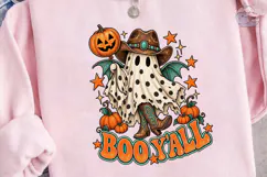 Boo Y'all Western Ghost Halloween PNG Product Image 3