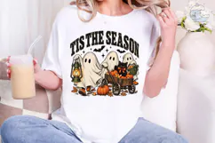 Tis The Season Halloween Ghost PNG Tee Product Image 5