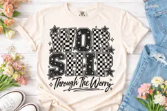Worship Through The Worry PNG Shirt Product Image 2