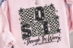Worship Through The Worry PNG Shirt Product Image 3