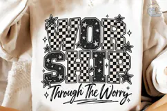 Worship Through The Worry PNG Shirt Product Image 4