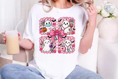 Halloween Nurse Ghost PNG Sublimation Te Product Image 1