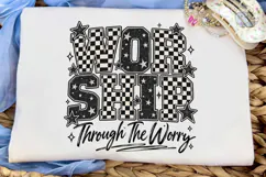 Worship Through The Worry PNG Shirt Product Image 1