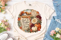 God Is Faithful Every Season Fall PNG Product Image 2