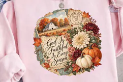 God Is Faithful Every Season Fall PNG Product Image 3