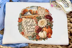 God Is Faithful Every Season Fall PNG Product Image 5