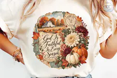 God Is Faithful Every Season Fall PNG Product Image 6