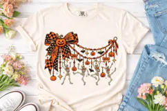 Halloween Dancing Skeletons PNG Shirt Product Image 2