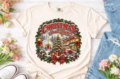 Christmas Small Town PNG Shirt Design Product Image 2