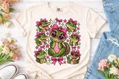 Coquette Alligator PNG Shirt Design Product Image 2