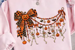Halloween Dancing Skeletons PNG Shirt Product Image 3