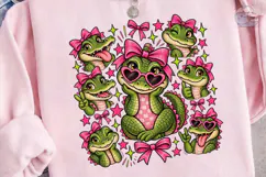 Coquette Alligator PNG Shirt Design Product Image 3