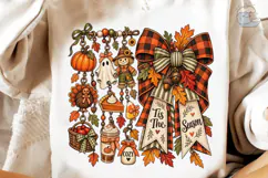 Tis The Season Fall Charms PNG Shirt Product Image 4