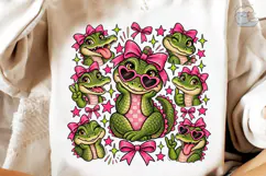 Coquette Alligator PNG Shirt Design Product Image 4