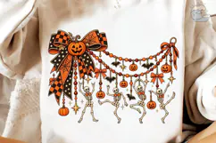 Halloween Dancing Skeletons PNG Shirt Product Image 4