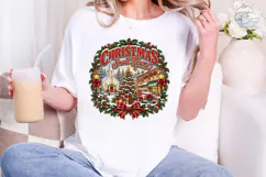 Christmas Small Town PNG Shirt Design Product Image 1
