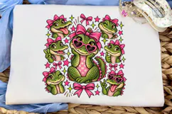 Coquette Alligator PNG Shirt Design Product Image 5