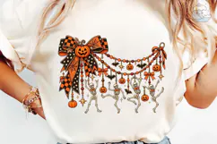 Halloween Dancing Skeletons PNG Shirt Product Image 6