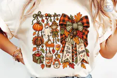 Tis The Season Fall Charms PNG Shirt Product Image 6