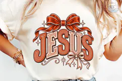 Jesus Bow Christmas PNG Shirt Design Product Image 6
