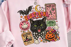 Haunt-O-Rama Halloween Black Cat PNG Product Image 3