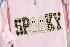 Spooky Ghost Halloween PNG Shirt Design Product Image 3