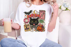 Haunt-O-Rama Halloween Black Cat PNG Product Image 4