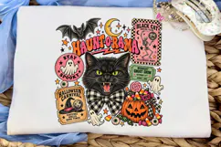 Haunt-O-Rama Halloween Black Cat PNG Product Image 5