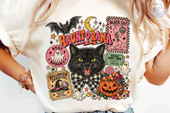 Haunt-O-Rama Halloween Black Cat PNG Product Image 6