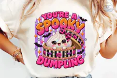 Spooky Dumpling Halloween PNG Shirt Product Image 6